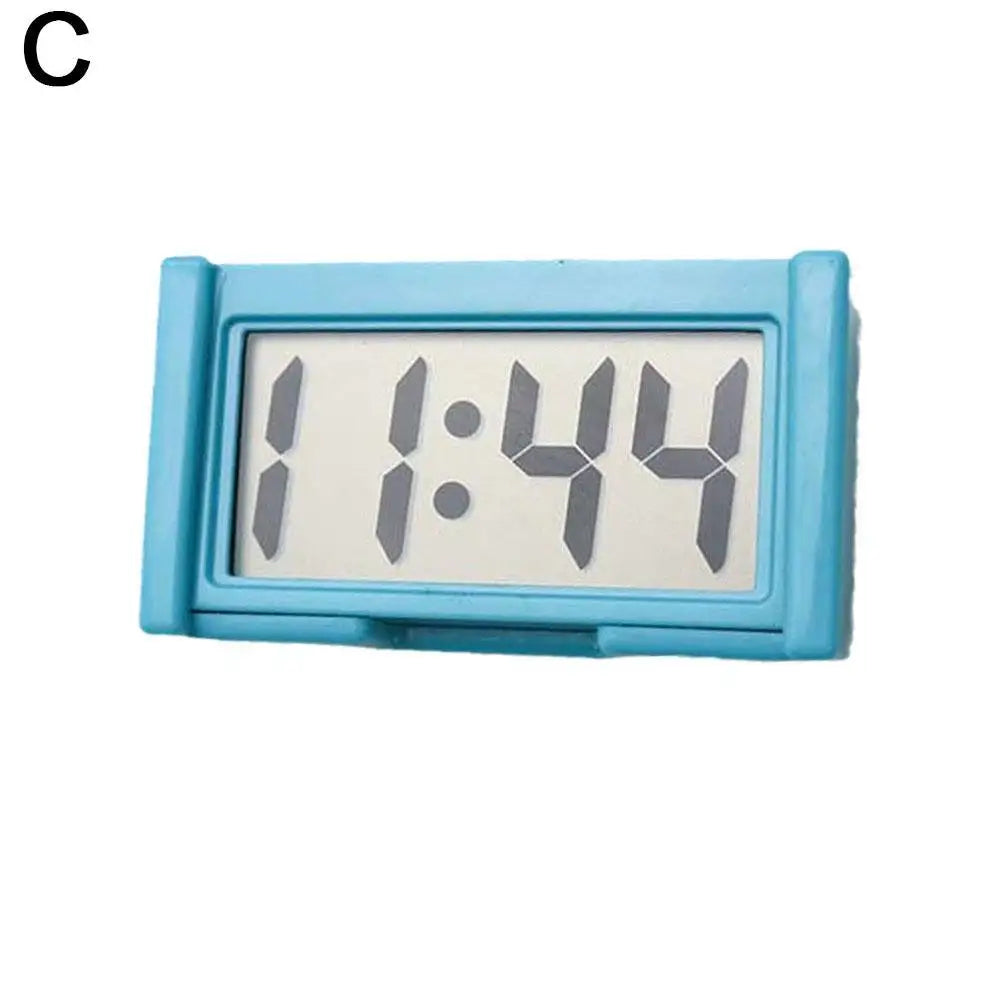 Car Electronic Clock Dashboard Time Electronic Digital Display Car Clock Self Adhesive Simple Digital Clock Car Accessories