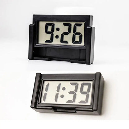 Car Electronic Clock Dashboard Time Electronic Digital Display Car Clock Self Adhesive Simple Digital Clock Car Accessories