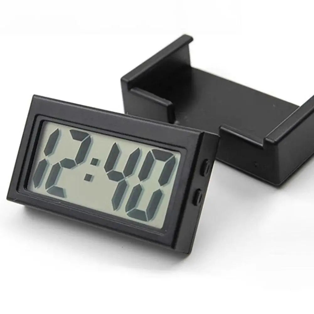 Car Electronic Clock Dashboard Time Electronic Digital Display Car Clock Self Adhesive Simple Digital Clock Car Accessories