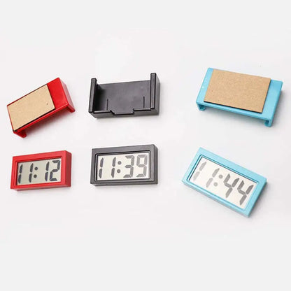 Car Electronic Clock Dashboard Time Electronic Digital Display Car Clock Self Adhesive Simple Digital Clock Car Accessories