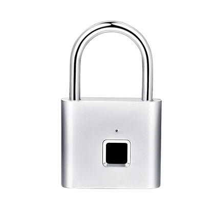 Keyless USB Charging Door Lock Fingerprint Smart Padlock Quickly Unlock Zinc Alloy Metal Self-imaging Chip 10 Fingerprints
