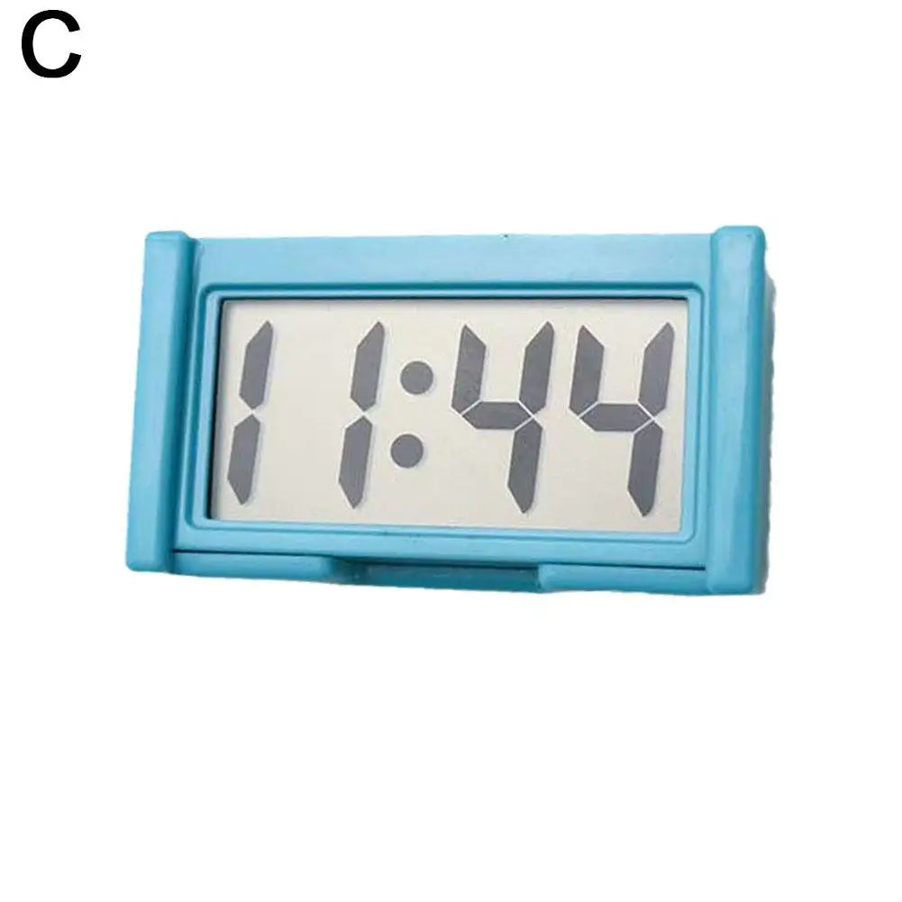 Car Electronic Clock Dashboard Time Electronic Digital Display Car Clock Self Adhesive Simple Digital Clock Car Accessories
