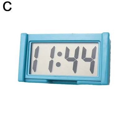 Car Electronic Clock Dashboard Time Electronic Digital Display Car Clock Self Adhesive Simple Digital Clock Car Accessories