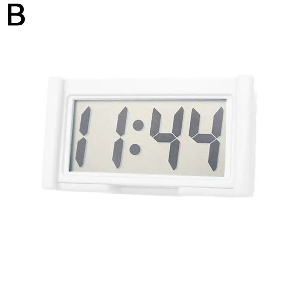 Car Electronic Clock Dashboard Time Electronic Digital Display Car Clock Self Adhesive Simple Digital Clock Car Accessories