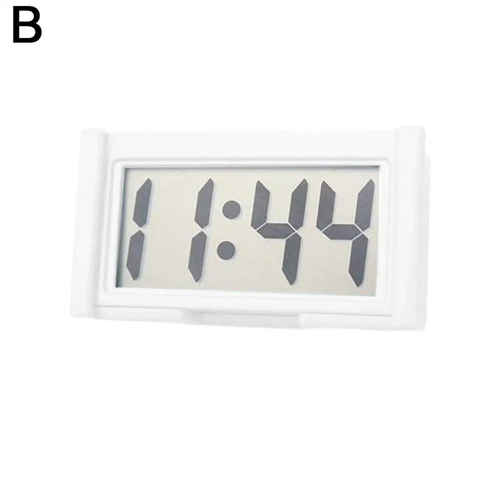 Car Electronic Clock Dashboard Time Electronic Digital Display Car Clock Self Adhesive Simple Digital Clock Car Accessories