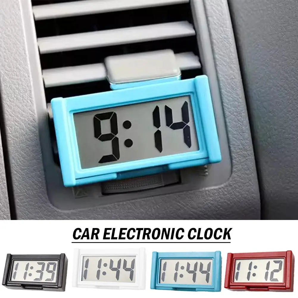 Car Electronic Clock Dashboard Time Electronic Digital Display Car Clock Self Adhesive Simple Digital Clock Car Accessories