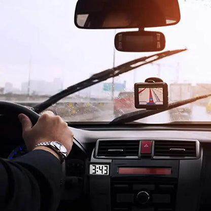 Car Electronic Clock Dashboard Time Electronic Digital Display Car Clock Self Adhesive Simple Digital Clock Car Accessories