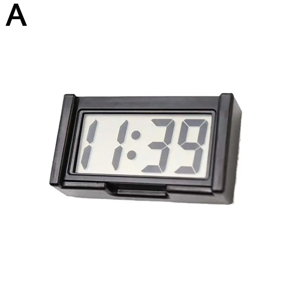 Car Electronic Clock Dashboard Time Electronic Digital Display Car Clock Self Adhesive Simple Digital Clock Car Accessories