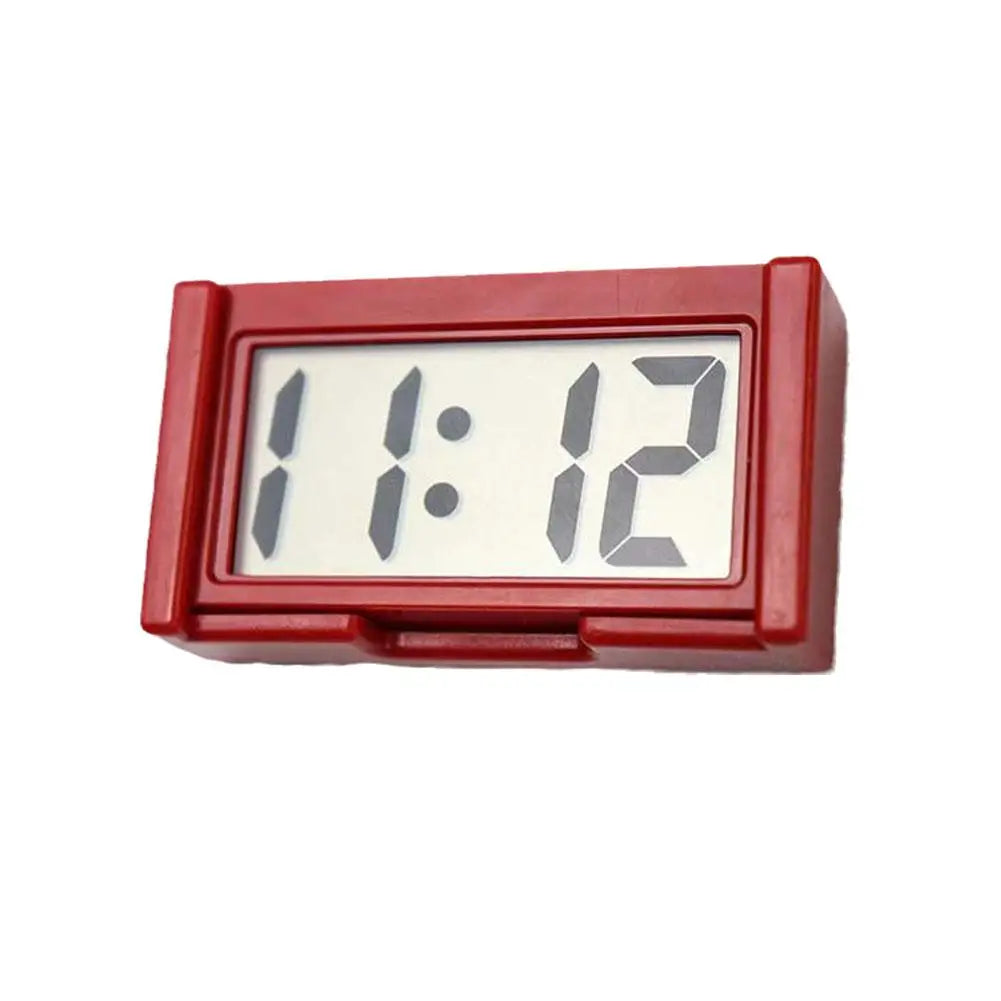 Car Electronic Clock Dashboard Time Electronic Digital Display Car Clock Self Adhesive Simple Digital Clock Car Accessories
