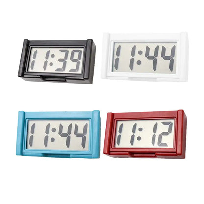 Car Electronic Clock Dashboard Time Electronic Digital Display Car Clock Self Adhesive Simple Digital Clock Car Accessories
