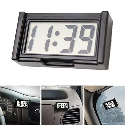 Car Electronic Clock Dashboard Time Electronic Digital Display Car Clock Self Adhesive Simple Digital Clock Car Accessories