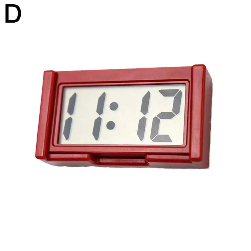 Car Electronic Clock Dashboard Time Electronic Digital Display Car Clock Self Adhesive Simple Digital Clock Car Accessories