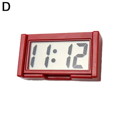 Car Electronic Clock Dashboard Time Electronic Digital Display Car Clock Self Adhesive Simple Digital Clock Car Accessories