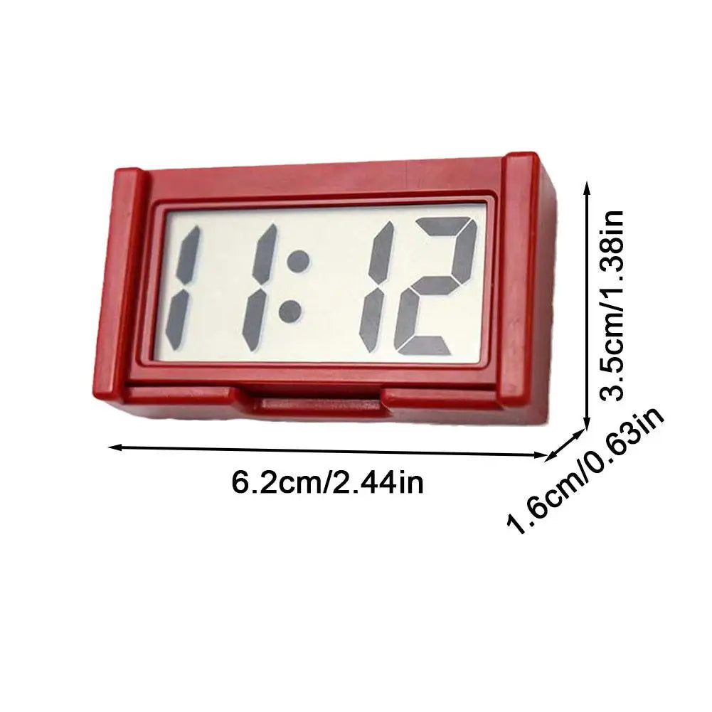 Car Electronic Clock Dashboard Time Electronic Digital Display Car Clock Self Adhesive Simple Digital Clock Car Accessories